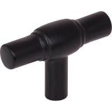 Jeffrey Alexander - 2'' Matte Black Hayworth Cabinet ''T'' Knob - Matte Black