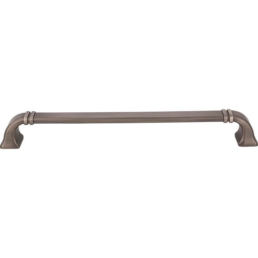 12'' Center-to-Center Brushed Pewter Ella Appliance Handle