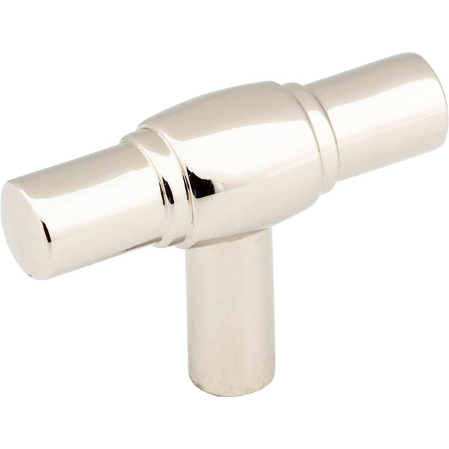 Jeffrey Alexander - 2'' Polished Nickel Hayworth Cabinet ''T'' Knob - Polished Nickel