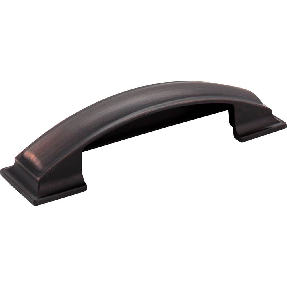96 mm Center-to-Center Brushed Oil Rubbed Bronze Square Annadale Cabinet Cup Pull