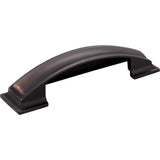 96 mm Center-to-Center Brushed Oil Rubbed Bronze Square Annadale Cabinet Cup Pull