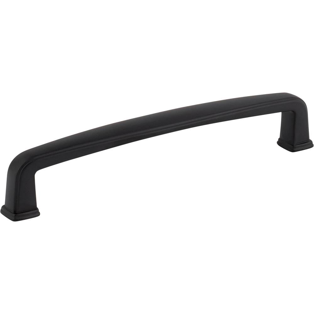 Jeffrey Alexander - 128 mm Center-to-Center Matte Black Square Milan 1 Cabinet Pull - Matte Black