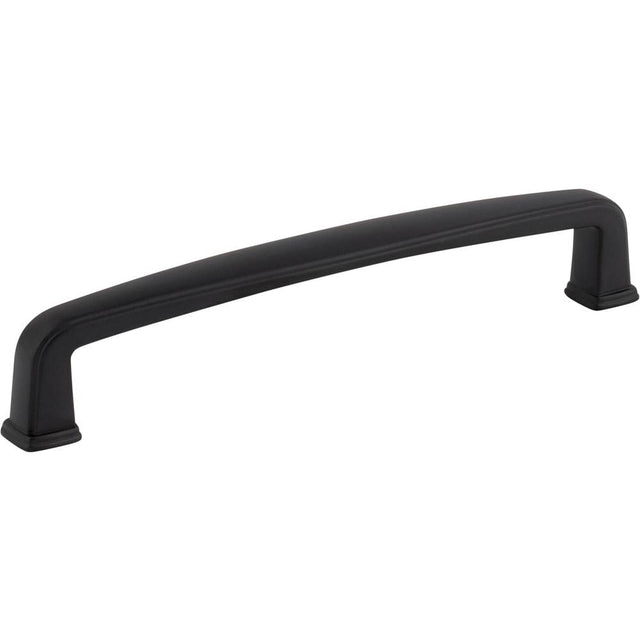 Jeffrey Alexander - 128 mm Center-to-Center Matte Black Square Milan 1 Cabinet Pull - Matte Black
