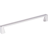 Jeffrey Alexander - 192 mm Center-to-Center Polished Chrome Square Boswell Cabinet Pull - Polished Chrome