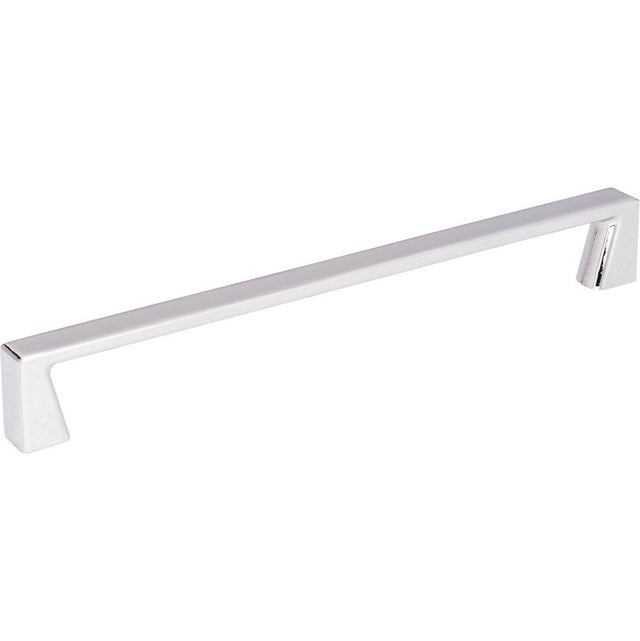 Jeffrey Alexander - 192 mm Center-to-Center Polished Chrome Square Boswell Cabinet Pull - Polished Chrome