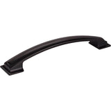 Jeffrey Alexander - 160 mm Center-to-Center Matte Black Square Annadale Cabinet Pull - Matte Black