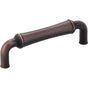 Jeffrey Alexander - 96 mm Center-to-Center Brushed Oil Rubbed Bronze Barrel Bremen 2 Cabinet Pull - Brushed Oil Rubbed Bronze