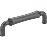 Jeffrey Alexander - 96 mm Center-to-Center Gun Metal Barrel Bremen 2 Cabinet Pull - Gun Metal