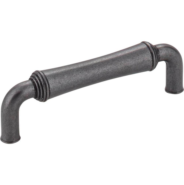Jeffrey Alexander - 96 mm Center-to-Center Gun Metal Barrel Bremen 2 Cabinet Pull - Gun Metal
