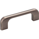 Jeffrey Alexander - 3'' Center-to-Center Brushed Pewter Alvar Cabinet Pull - Brushed Pewter