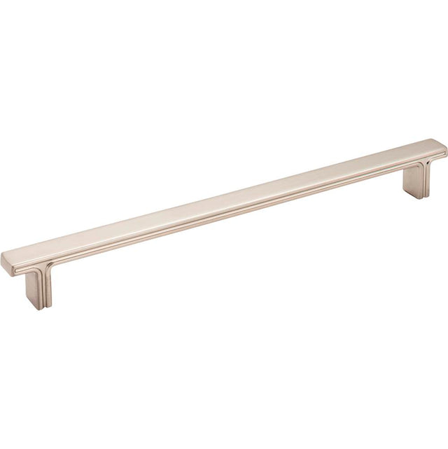 Jeffrey Alexander - 228 mm Center-to-Center Satin Nickel Square Anwick Cabinet Pull - Satin Nickel