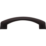 96 mm Center-to-Center Matte Black Merrick Cabinet Pull