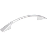 Jeffrey Alexander - 96 mm Center-to-Center Polished Chrome Flared Regan Cabinet Pull - Polished Chrome