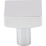 1-1/8'' Overall Length Polished Chrome Square Dominique Cabinet Knob