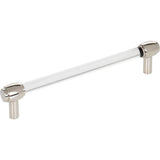 Jeffrey Alexander - 160 mm Center-to-Center Polished Nickel Carmen Cabinet Bar Pull - Polished Nickel