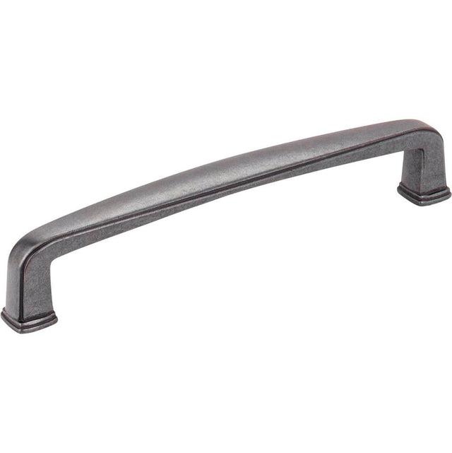 Jeffrey Alexander - 128 mm Center-to-Center Gun Metal Square Milan 1 Cabinet Pull - Gun Metal