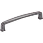 Jeffrey Alexander - 128 mm Center-to-Center Gun Metal Square Milan 1 Cabinet Pull - Gun Metal