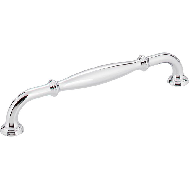 Jeffrey Alexander - 160 mm Center-to-Center Polished Chrome Tiffany Cabinet Pull - Polished Chrome