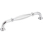 Jeffrey Alexander - 160 mm Center-to-Center Polished Chrome Tiffany Cabinet Pull - Polished Chrome