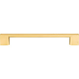 160 mm Center-to-Center Brushed Gold Square Sutton Cabinet Bar Pull