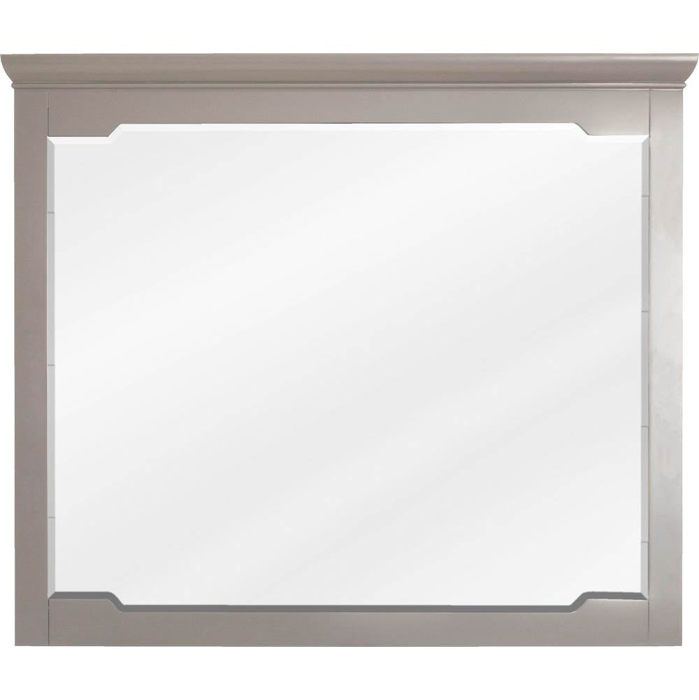 Jeffrey Alexander - 40'' W x 1-1/2'' D x 34'' H Grey Chatham mirror - Grey