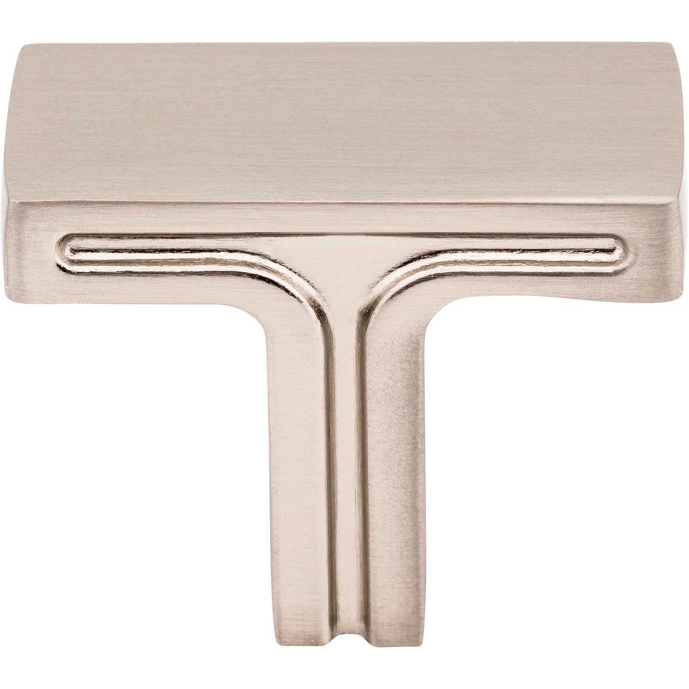 1-3/8'' Overall Length Satin Nickel Rectangle Anwick Cabinet Knob