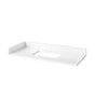 Jeffrey Alexander - White Quartz Sidesplash - White