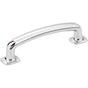 Jeffrey Alexander - 96 mm Center-to-Center Polished Chrome Belcastel 1 Cabinet Pull - Polished Chrome