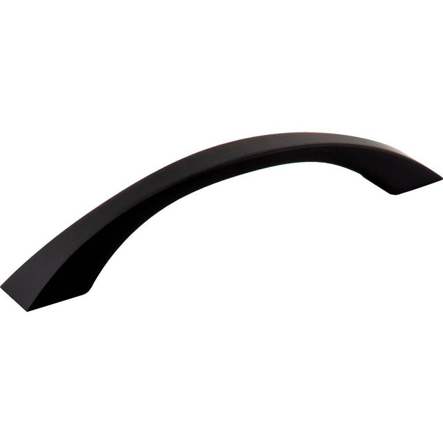 Jeffrey Alexander - 128 mm Center-to-Center Matte Black Flared Philip Cabinet Pull - Matte Black