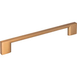 Jeffrey Alexander - 160 mm Center-to-Center Satin Bronze Square Sutton Cabinet Bar Pull - Satin Bronze