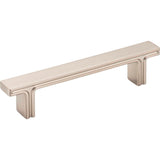 Jeffrey Alexander - 96 mm Center-to-Center Satin Nickel Square Anwick Cabinet Pull - Satin Nickel