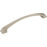 Jeffrey Alexander - 192 mm Center-to-Center Satin Nickel Arched Roman Cabinet Pull - Satin Nickel
