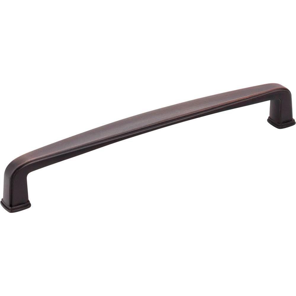 Jeffrey Alexander - 160 mm Center-to-Center Brushed Oil Rubbed Bronze Square Milan 1 Cabinet Pull - Brushed Oil Rubbed Bronze