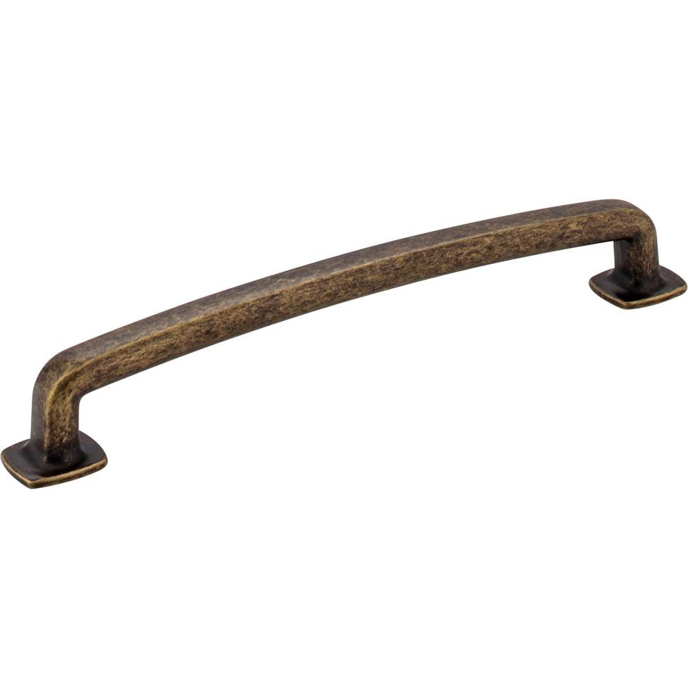 Jeffrey Alexander - 160 mm Center-to-Center Distressed Antique Brass Belcastel 1 Cabinet Pull - Distressed Antique Brass
