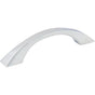 Jeffrey Alexander - 96 mm Center-to-Center Polished Chrome Flared Philip Cabinet Pull - Polished Chrome