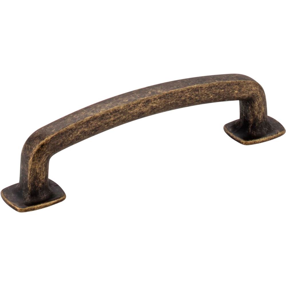 Jeffrey Alexander - 96 mm Center-to-Center Distressed Antique Brass Belcastel 1 Cabinet Pull - Distressed Antique Brass