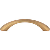 96 mm Center-to-Center Satin Bronze Wheeler Cabinet Pull