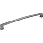 Jeffrey Alexander - 12'' Center-to-Center Gun Metal Square Milan 1 Appliance Handle - Gun Metal
