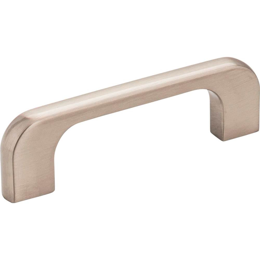 Jeffrey Alexander - 3'' Center-to-Center Satin Nickel Alvar Cabinet Pull - Satin Nickel