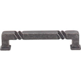 128 mm Center-to-Center Distressed Antique Silver Rustic Twist Tahoe Cabinet Pull