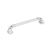 Jeffrey Alexander - 160 mm Center-to-Center Polished Chrome Ella Cabinet Pull - Polished Chrome