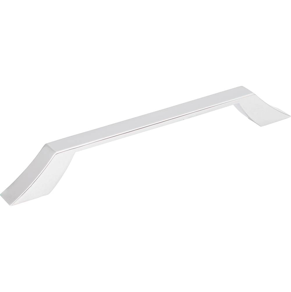 Jeffrey Alexander - 160 mm Center-to-Center Polished Chrome Square Royce Cabinet Pull - Polished Chrome