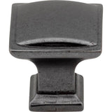 1-1/4'' Overall Length Gun Metal Square Annadale Cabinet Knob