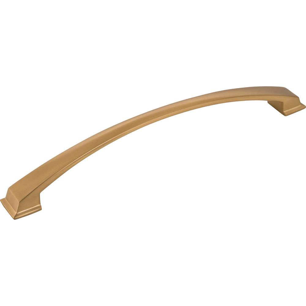 Jeffrey Alexander - 224 mm Center-to-Center Satin Bronze Arched Roman Cabinet Pull - Satin Bronze