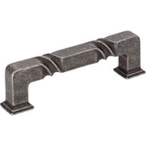 Jeffrey Alexander - 96 mm Center-to-Center Distressed Antique Silver Rustic Twist Tahoe Cabinet Pull - Distressed Antique Silver