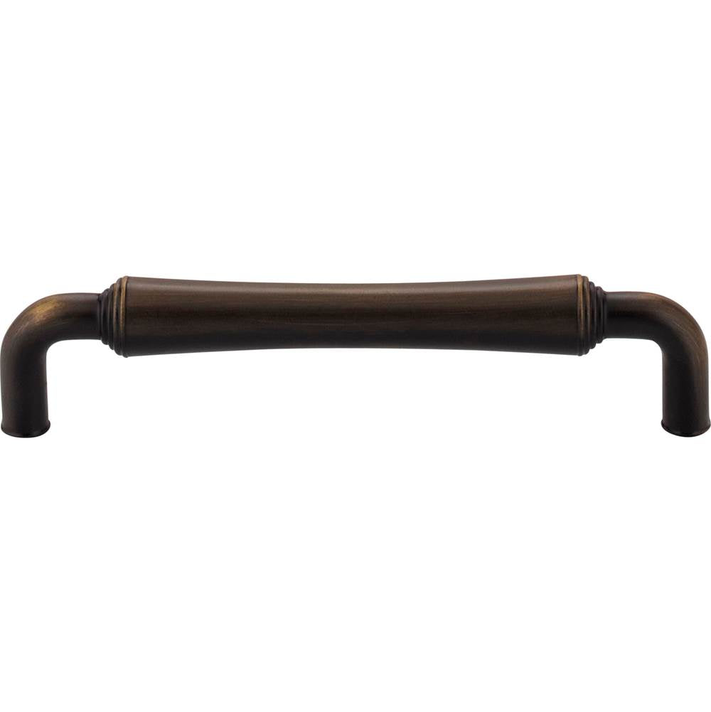 128 mm Center-to-Center Antique Brushed Satin Brass Barrel Bremen 2 Cabinet Pull
