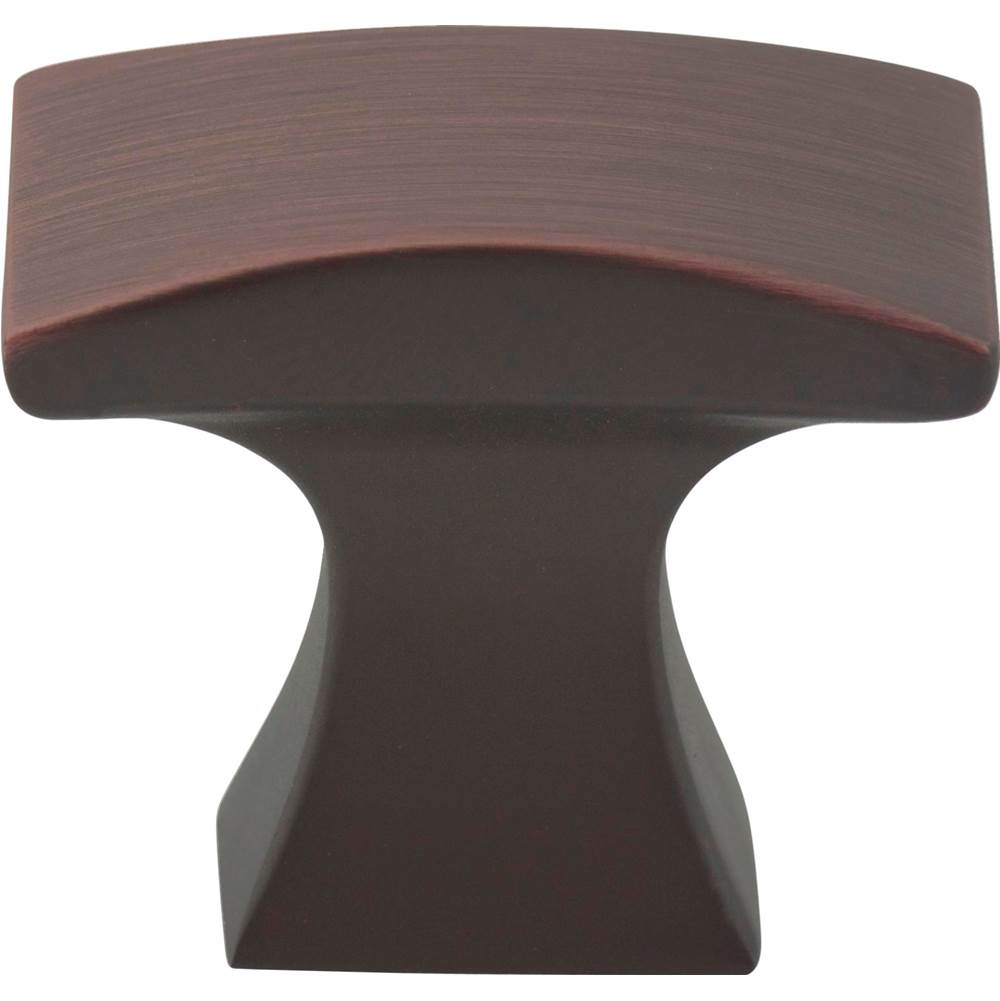 1-1/4'' Overall Length Brushed Oil Rubbed Bronze Flared Philip Cabinet Knob
