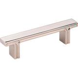 Jeffrey Alexander - 3'' Center-to-Center Polished Nickel Square Anwick Cabinet Pull - Polished Nickel