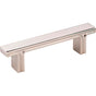 Jeffrey Alexander - 3'' Center-to-Center Polished Nickel Square Anwick Cabinet Pull - Polished Nickel