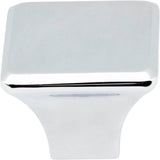 1-1/4'' Overall Length Polished Chrome Square Marlo Cabinet Knob